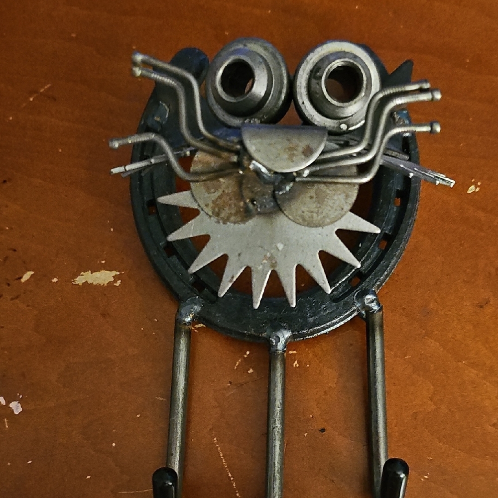 Metal Cat Wall Art